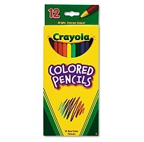 Pk. 12 Colors Crayola Colored Pencils 